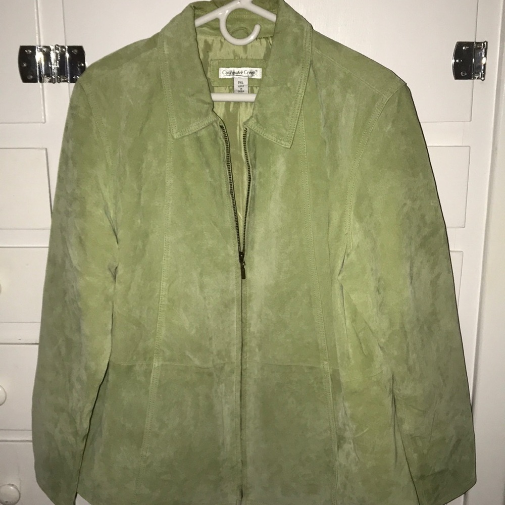 Coldwater Creek Beautiful Suede Leather Jacket